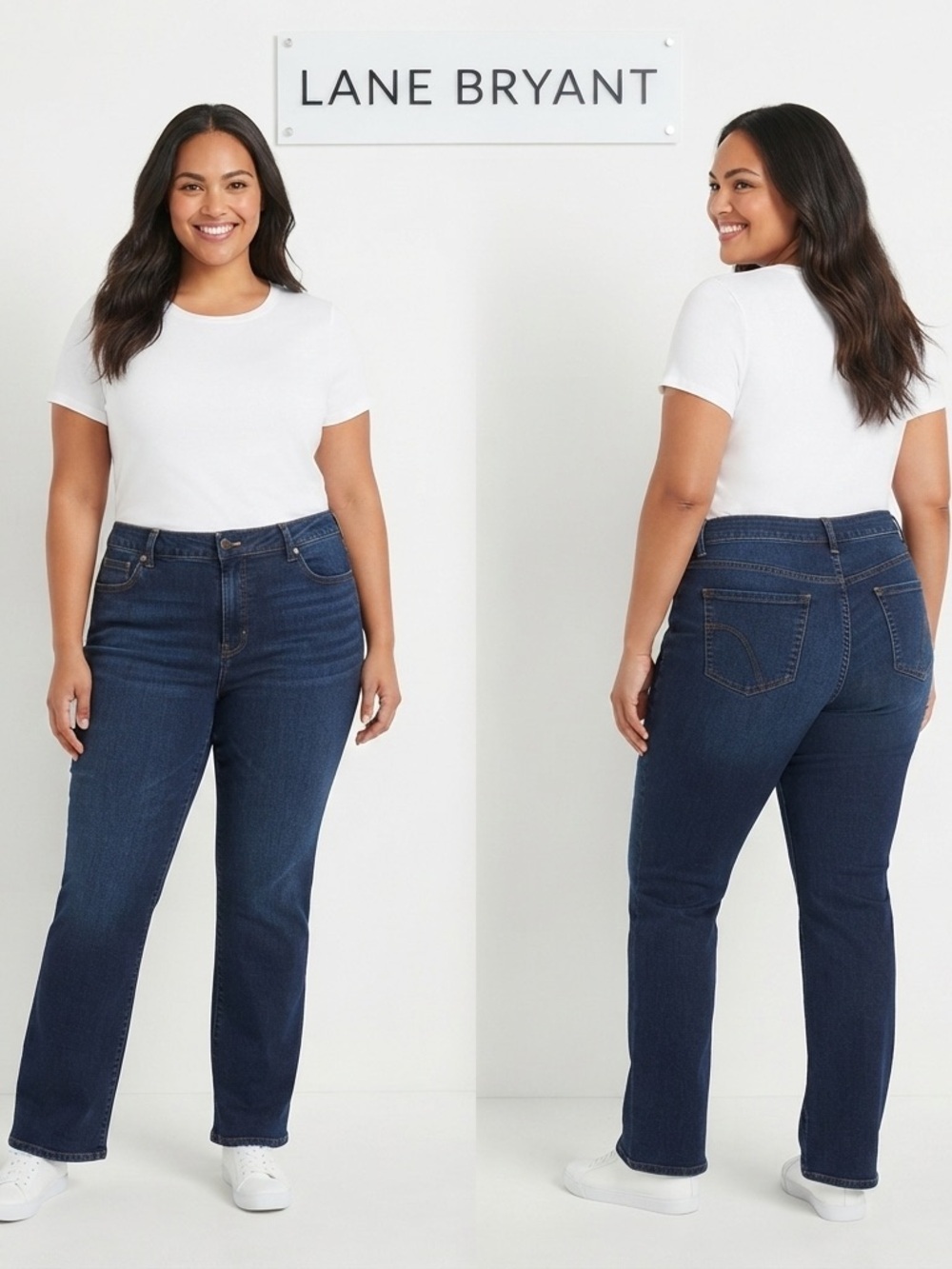 Lane Bryant Genius Fit Straight Fit Slim Bootcut 22